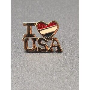Avon I Love USA Pin